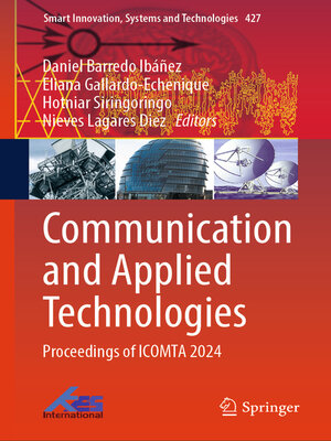 cover image of Communication and Applied Technologies